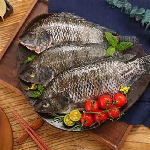 勤富三去罗非鱼鲷鱼1000g袋3条装出口欧美品质bapasc可持续认证去鳞去