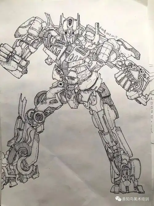 善知鸟小伙伴绘画作品展变形金刚系列