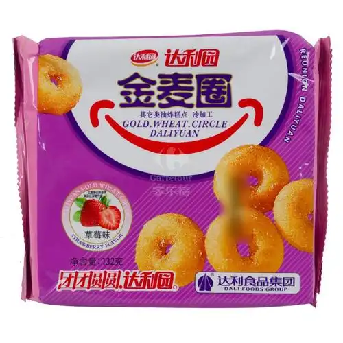 达利园金麦圈草莓味132g