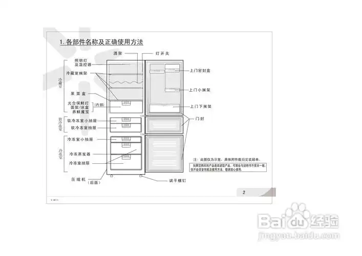 容声冰箱bcd-211m型使用说明书