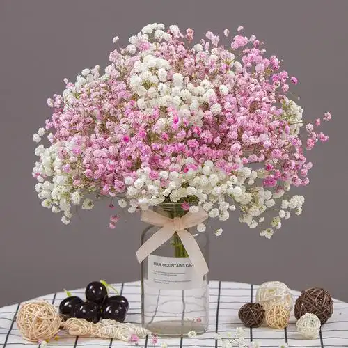 云南干花花束真花批发永生花满天星家居客厅摆件干花