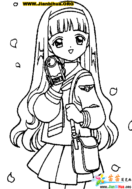 简笔画小樱q版简笔画儿童学画画教程百变小樱简笔画图片大全高清看图