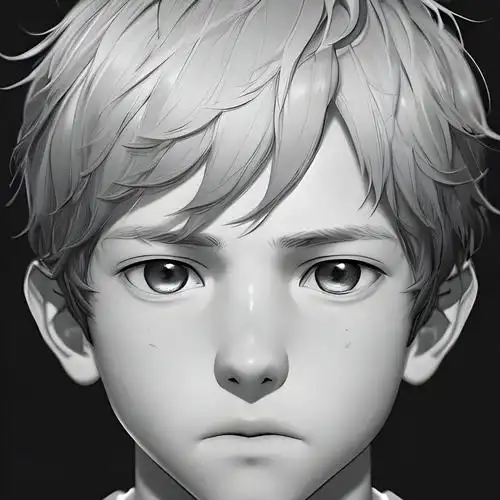 素描头像男生简单帅气