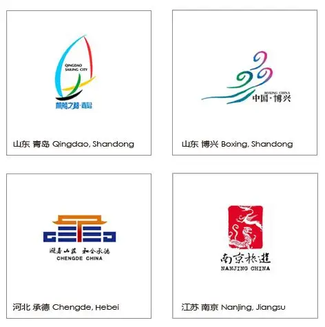 中国36个城市形象logo集合