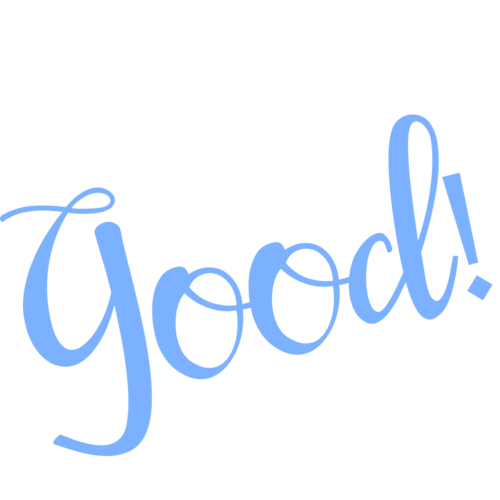 手绘good英文字体图片