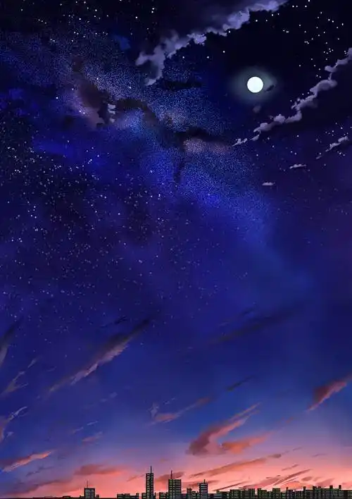 このくらいの时间帯が风があって凉しく感じます夜空久しぶりの落书き