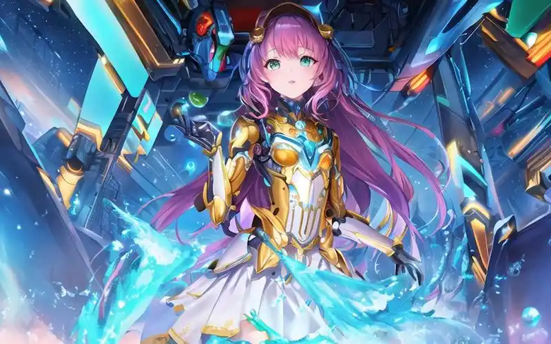 【4k】女孩和机器人 ai作品合集 47 其他图在专栏和动态