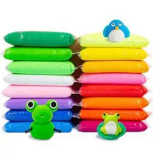 5折)朵发超轻粘土儿童安全橡皮泥彩泥幼儿园非无毒太空超级纸黏土玩具