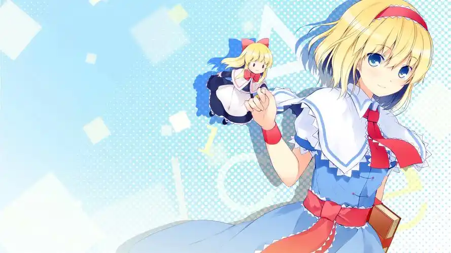 萌娘资源 东方project 爱丽丝 qq表情 壁纸