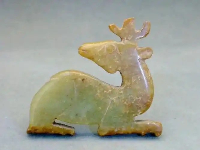 商周高古玉鹿(13件极品馆藏)