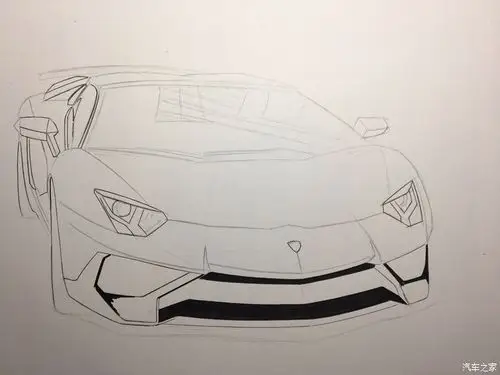 神秘专属3绘车分子手绘兰博基尼aventadorlp7504sv