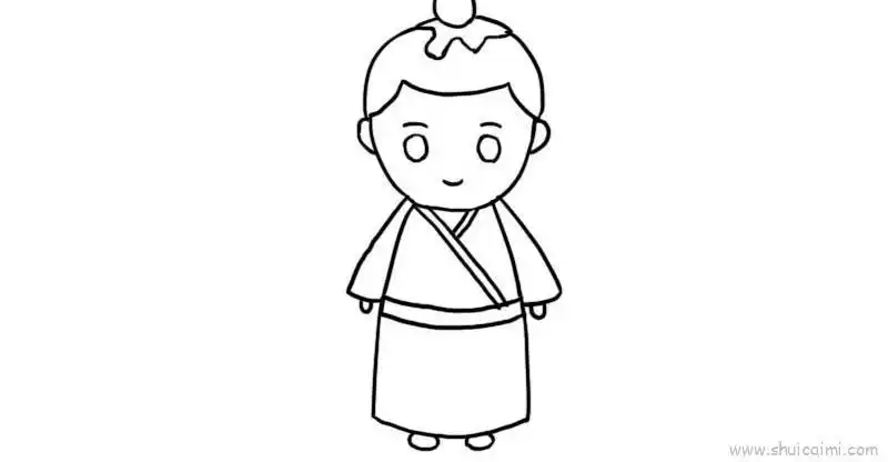 古装人怎么画古装人简笔画简单易画彩色古代人物简笔画古装简笔画人物