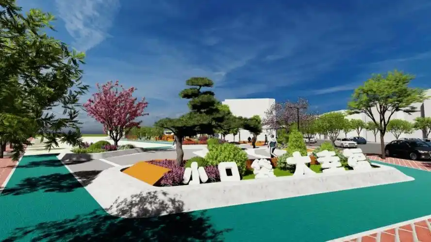 包头4项口袋公园建设工程项目已启动,来看效果图~_景观_三江_尊园