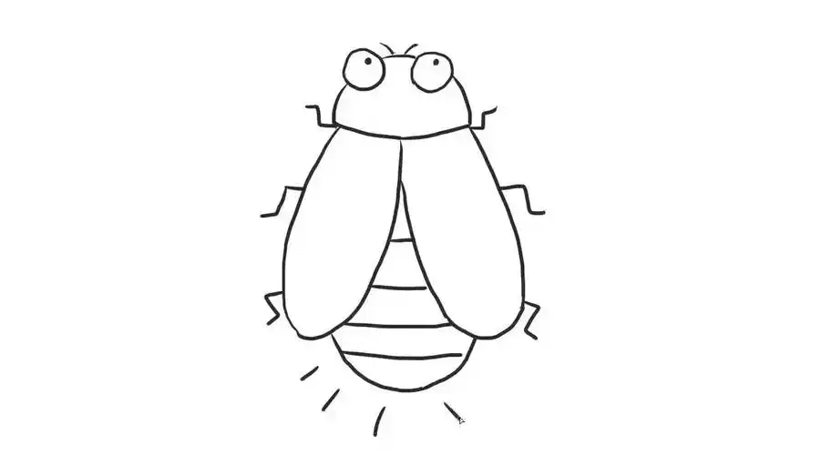 萤火虫亲子绘画儿童简笔画视频 宝宝轻松学画画