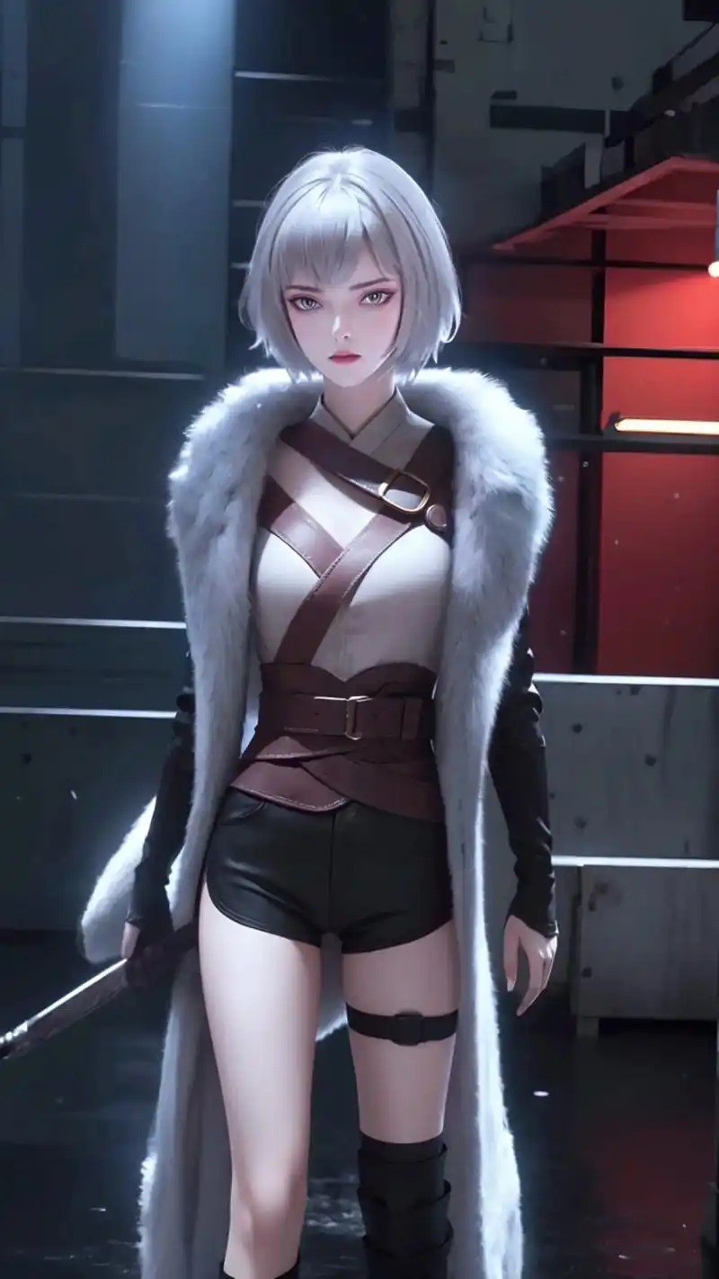 灵笼白月魁.谁能打得过白老板#ai绘画 #灵笼 #白月魁 # - 抖音