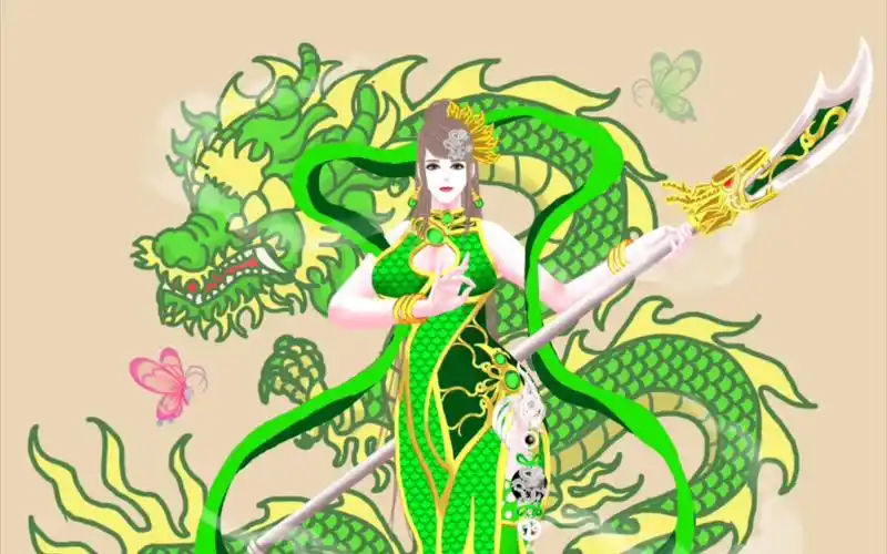 山海经-青龙-拟人画