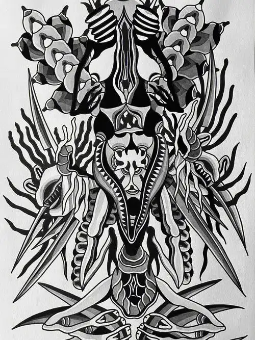 阿斯蒙蒂斯94#七宗罪#阿斯蒙蒂斯#画画的日常#成都纹身