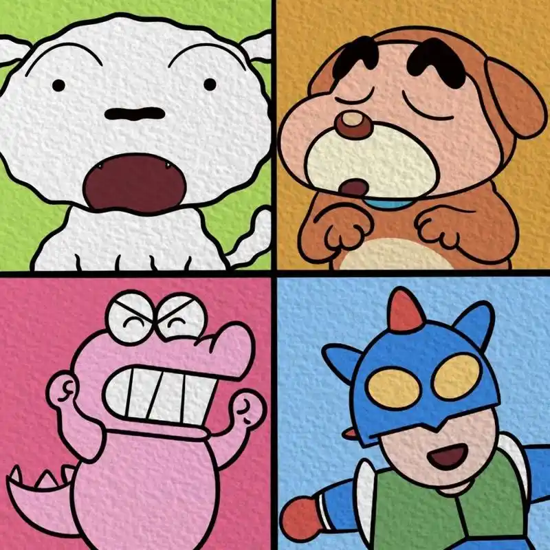 简笔画|【蜡笔小新】(附过程) 04 04 04 【它叫野原小白!