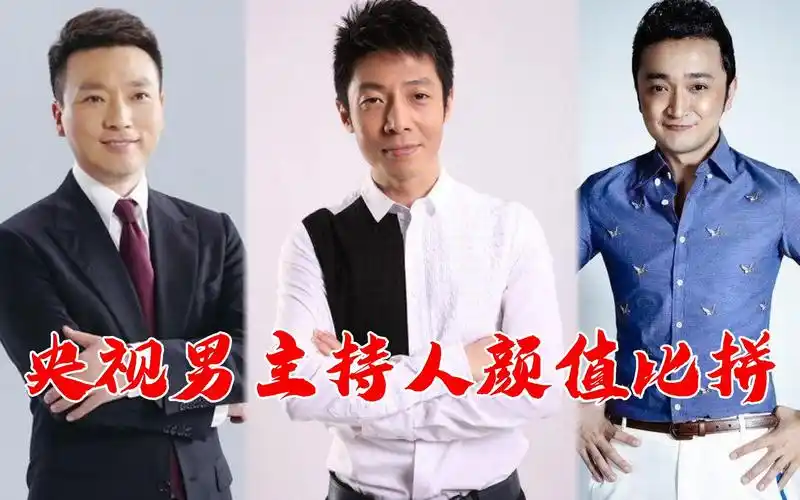 11位央视男主持人颜值比拼撒贝宁屈居第6第一主持界扛把子