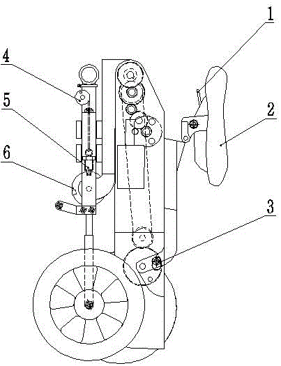 倒三轮折叠电动车的制作方法