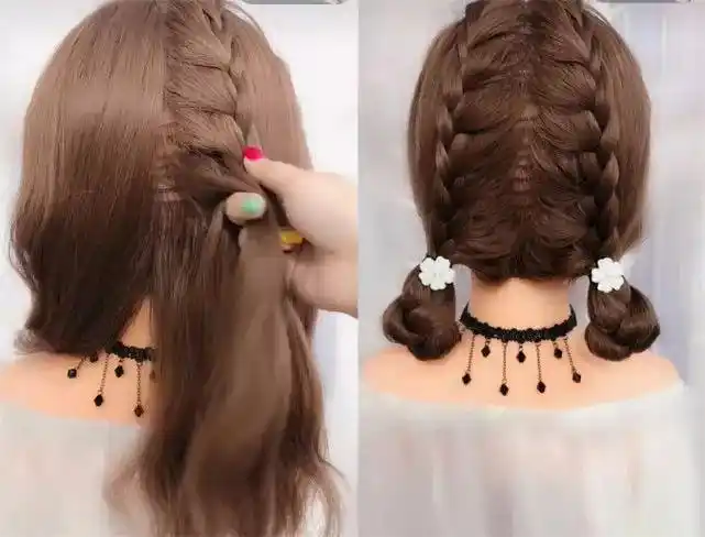 短头发怎么编10款最in短发编发慵懒风编发超级好看