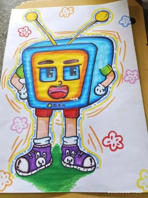 儿童画电视机