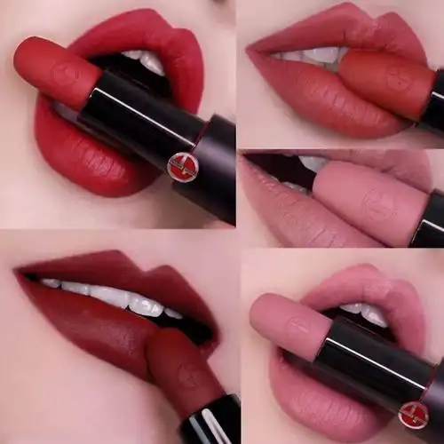 阿玛尼armani红黑管哑光唇膏口红405浓郁出色丝滑润泽哑而不干经典