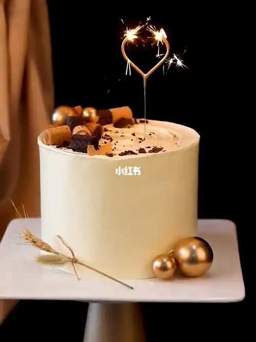 温柔半两从容一生简单高级款蛋糕支持定制