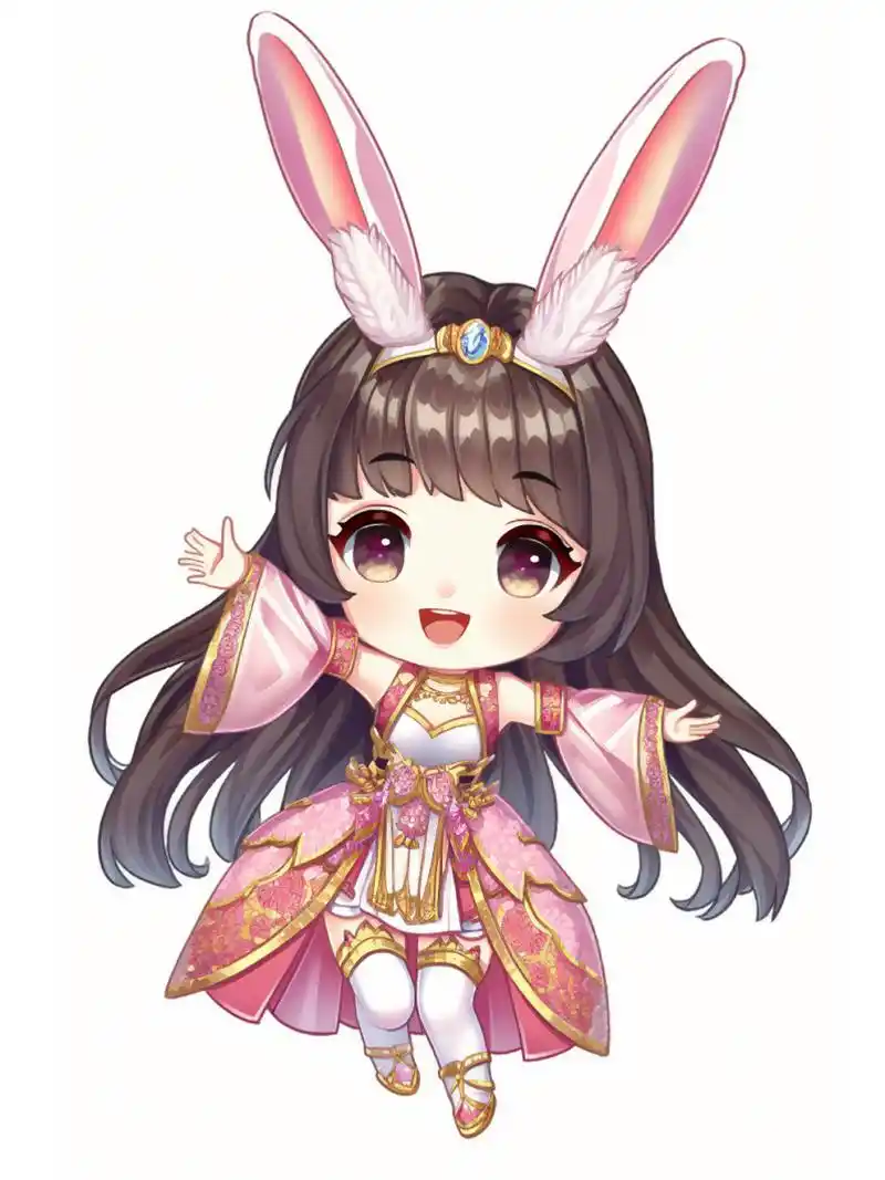 q版二次元兔子拟人