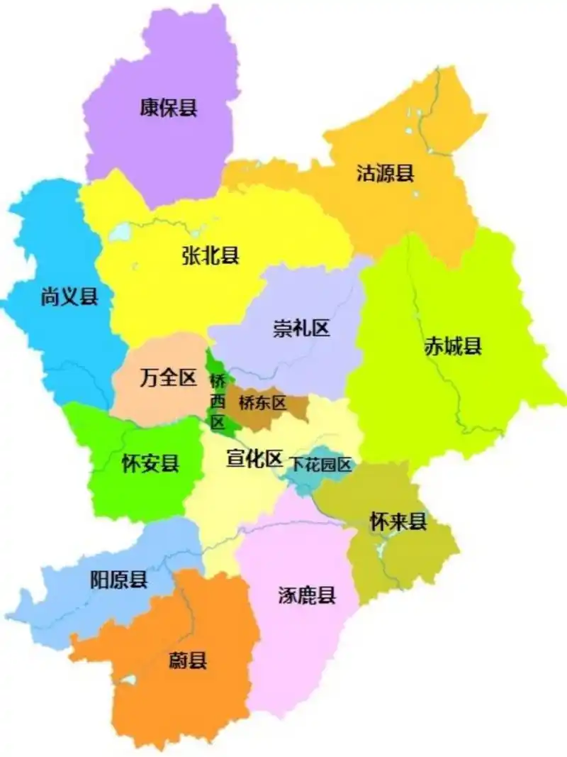 张家口地图全图 👋宝子们,今天来给大家介绍一下张家口👀.