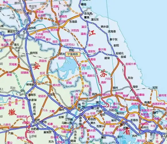 江苏省铁路网规划