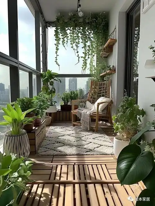阳台不要只用来晾衣服,治愈的休闲生活阳台这么装