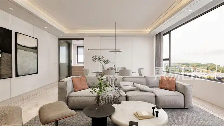 学院十一峯143平现代简约风格装修设计效果图