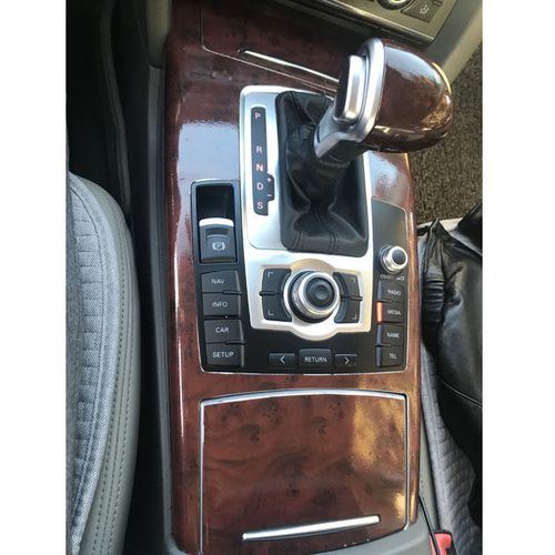 05-11款奥迪a6l中控贴膜纸碳纤维贴纸贴膜老a6l内饰贴纸排挡改装