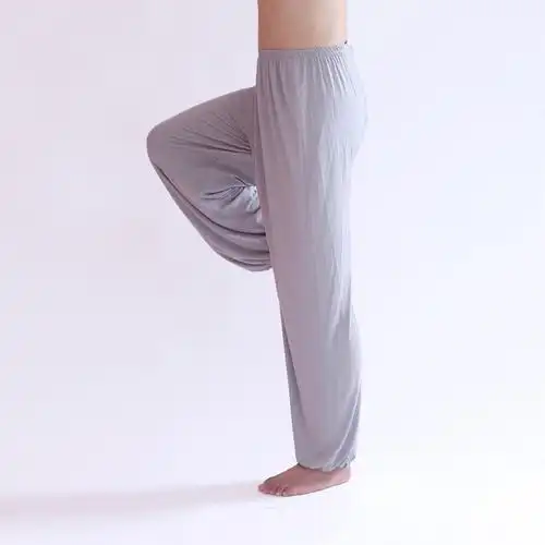 莫代尔瑜伽服正品瑜伽太极裤 男士莫代尔长裤舞蹈练功裤