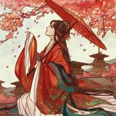 红色古风头像._女生头像_我要个性网