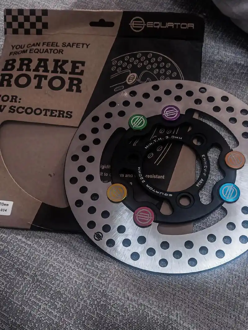 台湾equator 赤道圆形桥220-245全浮动刹车盘#改 - 抖音
