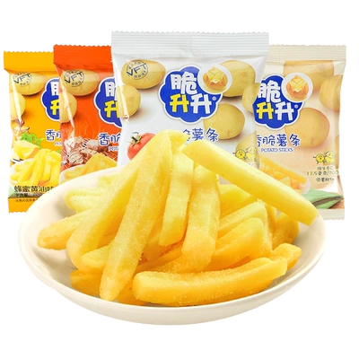 脆升升薯条香脆蜂蜜黄油薯片办公室零食小吃休闲食品生生膨化食品