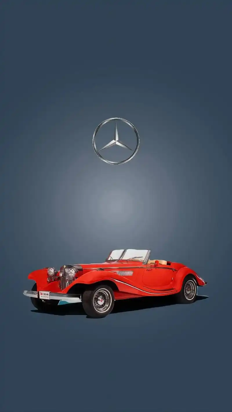 汽车壁纸.奔驰500k(1935年) #抖音图文来了 #汽车 - 抖音