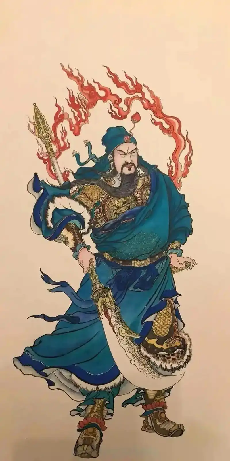 手机墙纸 #关二爷 - 抖音