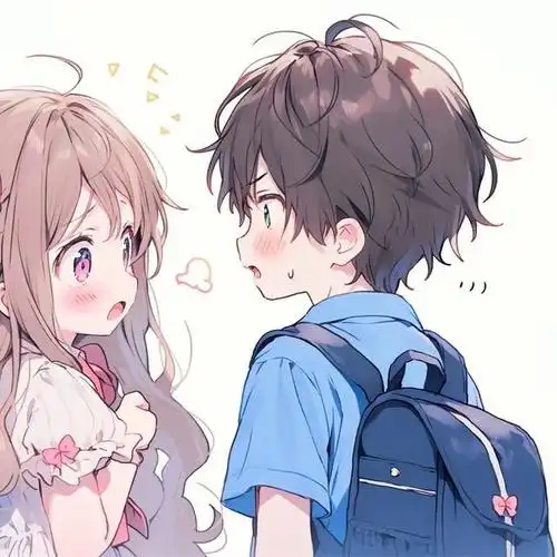 情侣头像丨超甜的一人一半卡通情头