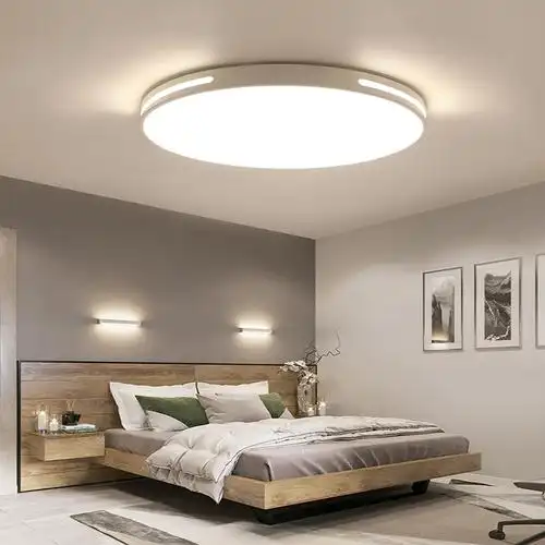 超薄led吸顶灯现代简约北欧卧室灯房间阳台书房过道走廊圆形灯具