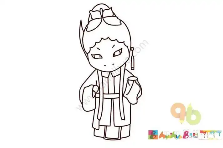 戏剧人物简笔画简单