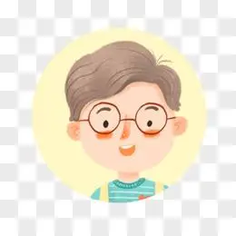 卡通插画风家族人物头像合集之青少年头像素材