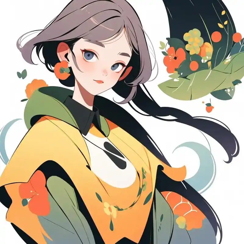 精选微信头像,扁平插画风格 05 扁平插画风格头像,简洁大方又不失