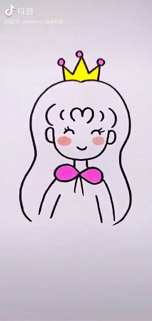 这样画小姐姐秒会哦一起学画画 小姐姐简笔画_姐姐