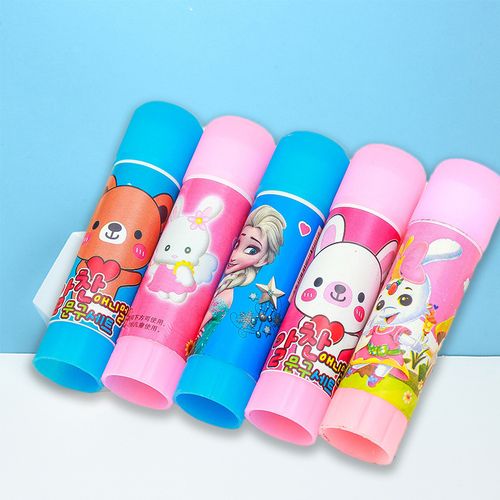 厂家学生卡通固体胶棒学生用高粘度儿童幼儿园手工课胶水办公胶