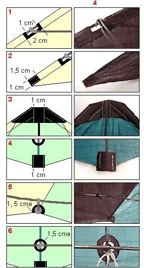 三角形的风筝怎么支起来和风筝线怎么绑