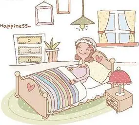 躺在床上休息的准妈妈