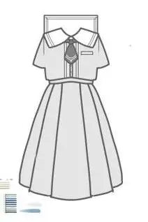 绘画图文教程jk制服简笔画简单手绘教程手帐简笔画jk制服手残党必备好